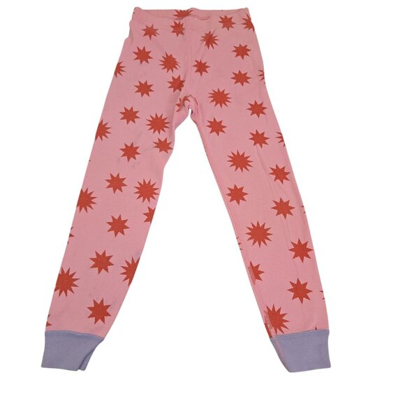 Hanna Andersson Girl 6/7 Pajamas Set Star Print Pink & Red 4150 - Picture 7 of 12